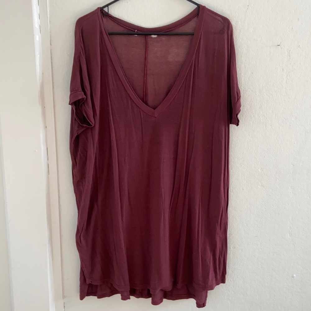 Maroon tunic